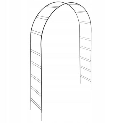 Rosenbue Pergola 255 cm Sort Stål