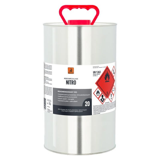 Fortynder til nitrocelluloseprodukter til generel brug Dragon 5 l