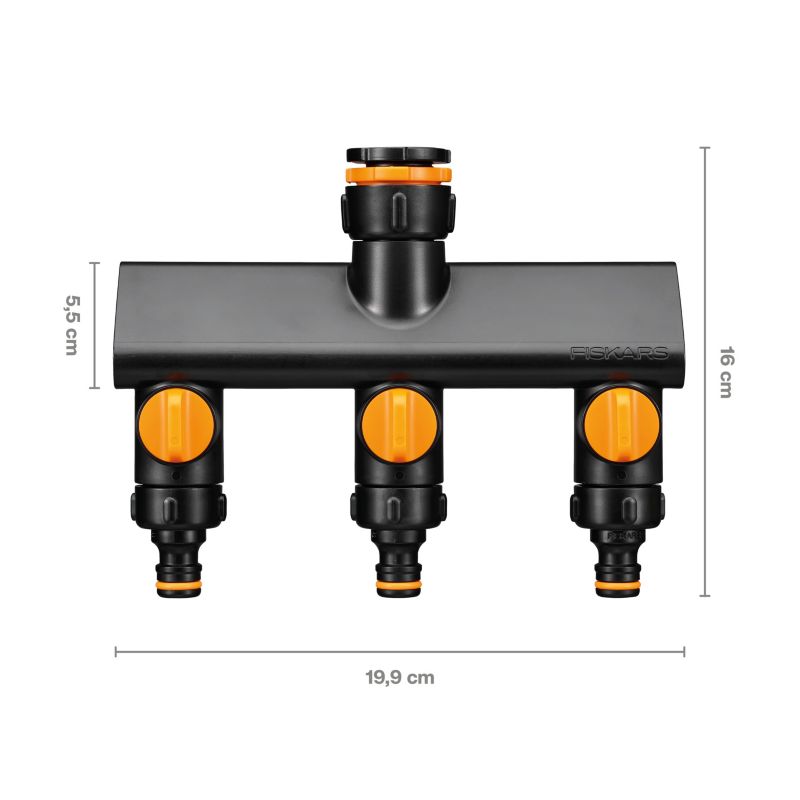 3-vejs fordelersæt Fiskars Comfort on/off