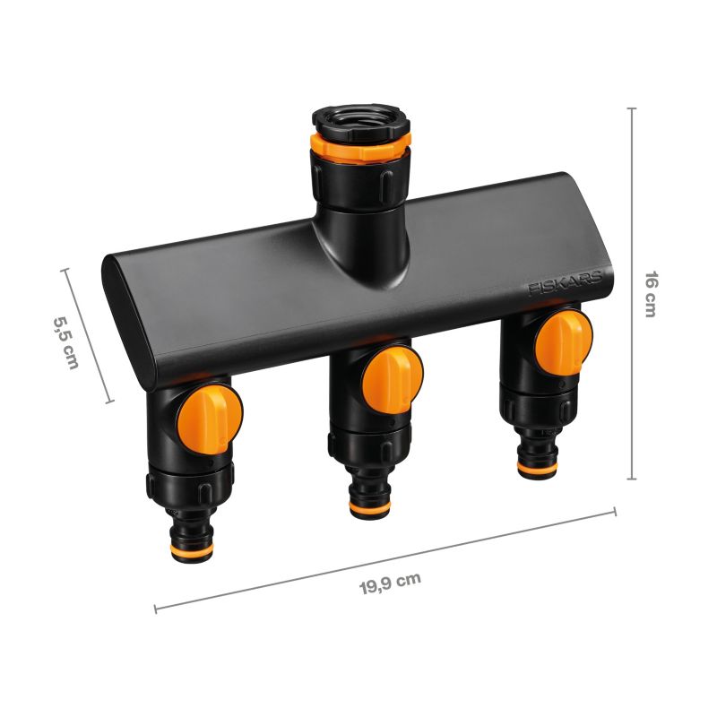 3-vejs fordelersæt Fiskars Comfort on/off