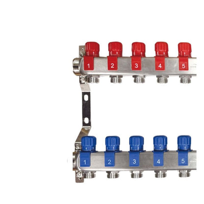 Varmefordeler Prov INOX Plus 10 Kredse Rustfrit Stål