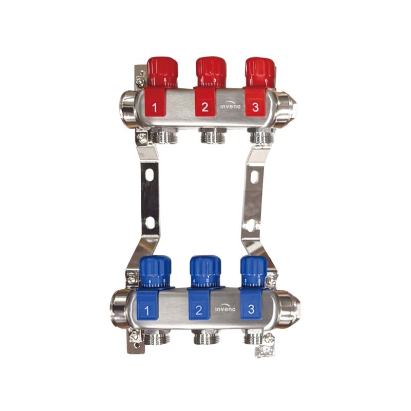 Varmefordeler 3 Kredse Rustfrit Stål PM-07-003-Z