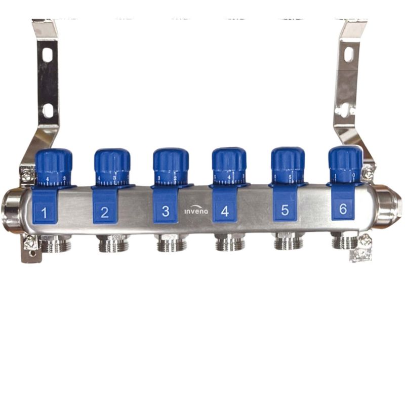 Varmefordeler 6 Kredse Rustfrit Stål PM-07-006-Z