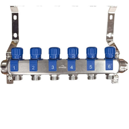 Varmefordeler 6 Kredse Rustfrit Stål PM-07-006-Z