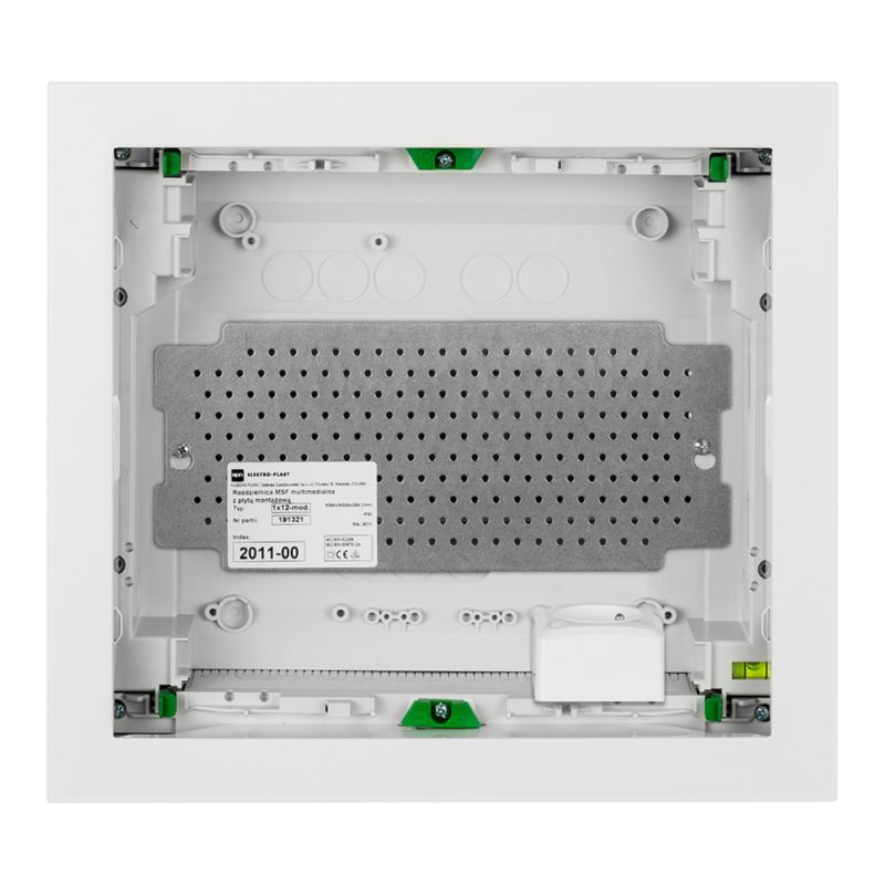 Overflademonteret multimedieskab Elektro-Plast MSF 1/14 modul IP30 hvid