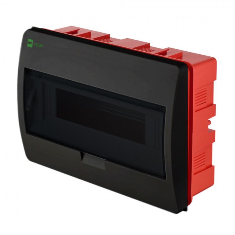Indbygningsfordelingstavle Elektro-Plast Elegant 1 x 12 moduler IP40 sort