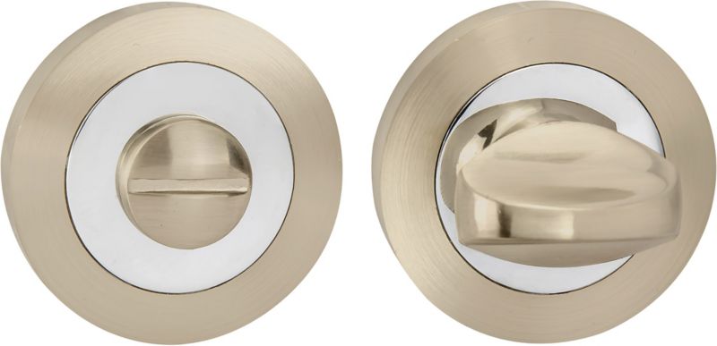 Roset WC Schaffner Nikel satin/krom 65 mm | 5907467734613