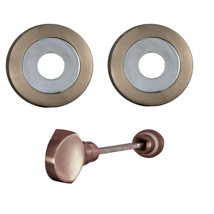 Roset WC Schaffner Nikel satin/krom 65 mm | 5907467734613