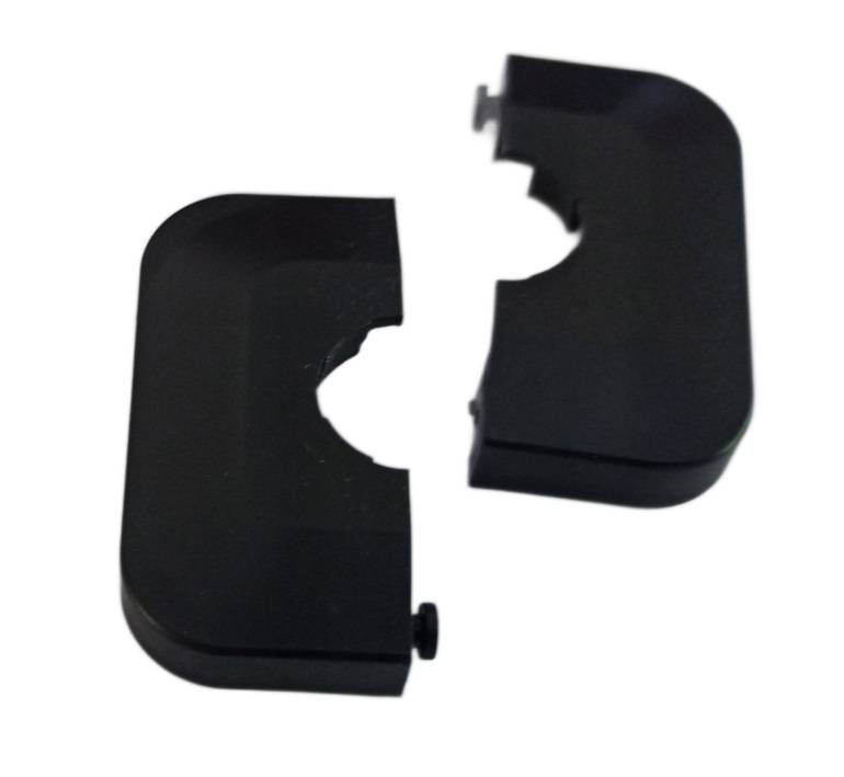 Delt roset Zalpol S.C. 25 mm sort 1 stk.