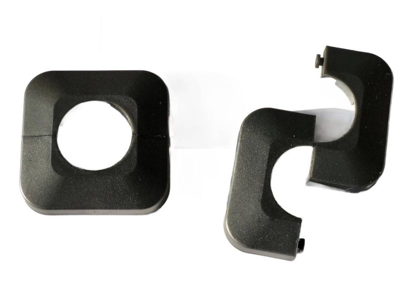 Delt roset Zalpol S.C. 25 mm grafitgrå 1 stk.