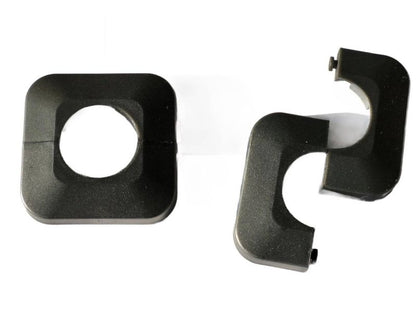 Delt roset Zalpol S.C. 25 mm grafitgrå 1 stk.