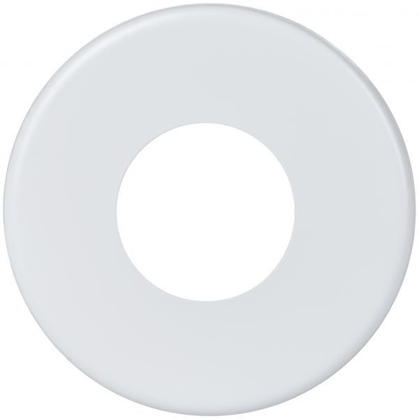 Enkelt roset Zalpol S.C. 25x58 mm hvid, 1 stk.