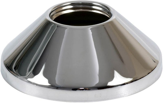 Tycner kegleroset 3/4" 25 x 70 mm med gevind i krom