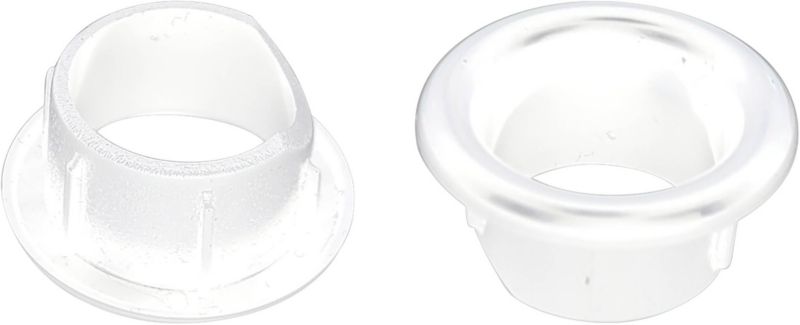 Hvid Tycner vaskerose fi 19 mm