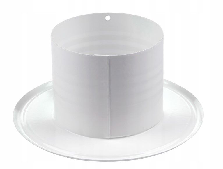 Spiroflex ventilationsroset DN 80 mm hvid 1 stk.