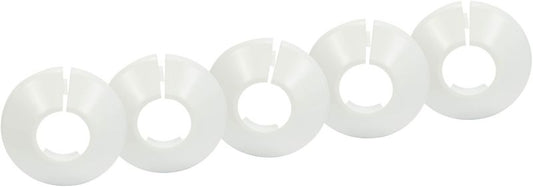 Delt roset Tycner Ø 22 mm hvid 5 stk.