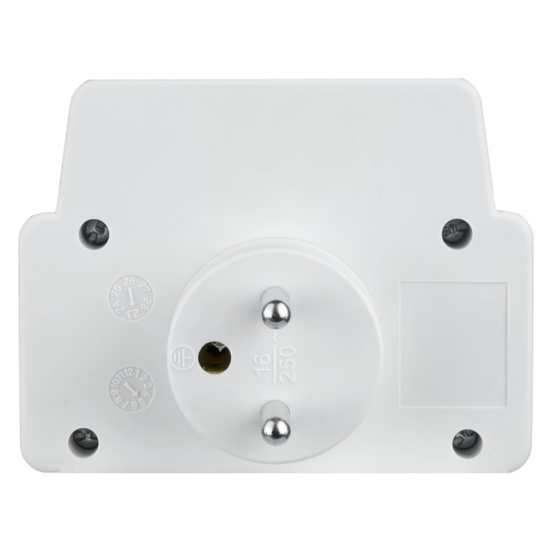 Dobbelt forgreningsstik med jordforbindelse DPM Solid 2xUSB