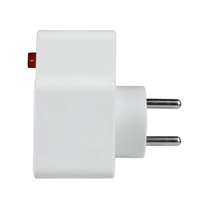 Dobbelt forgreningsstik med jordforbindelse DPM Solid 2xUSB