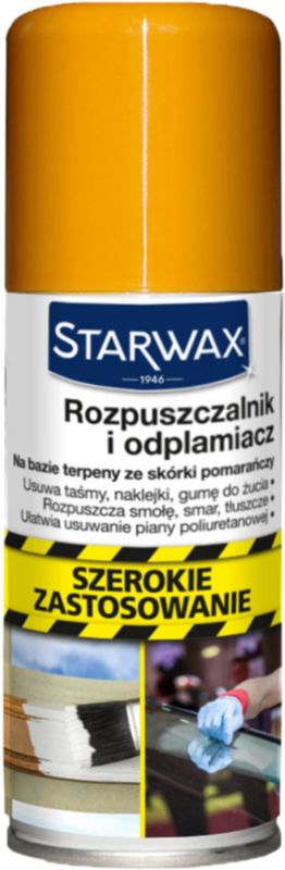 Starwax opløsningsmiddel og pletfjerner 100 ml