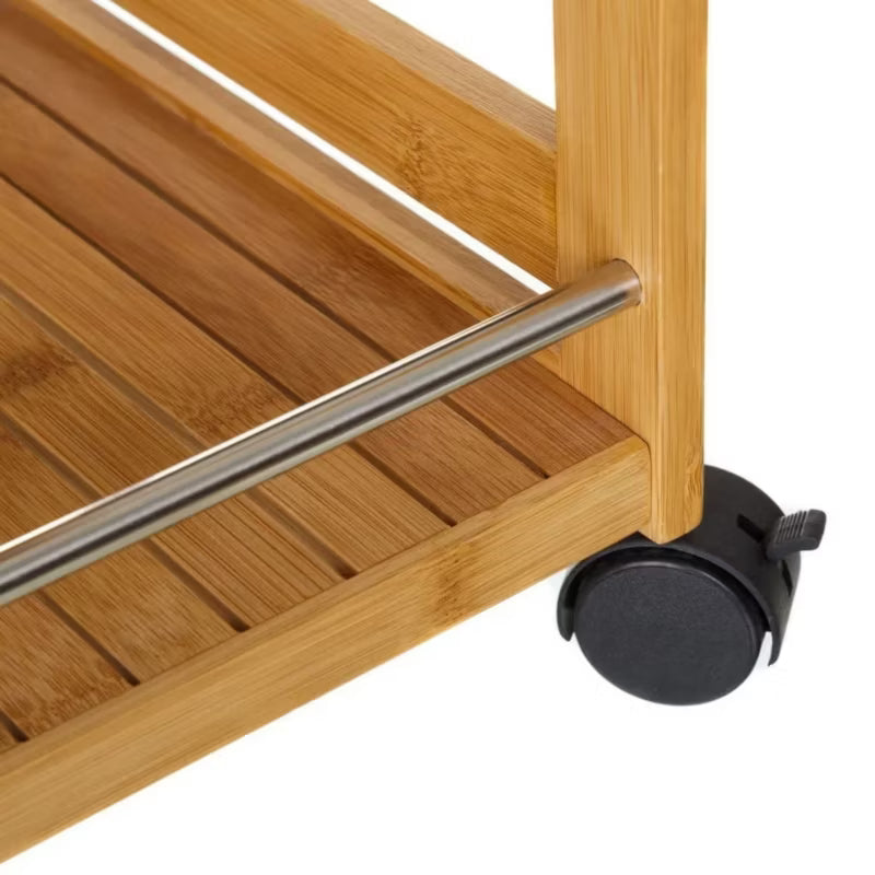 Rullebord Bambus 55x32x63 cm Natur