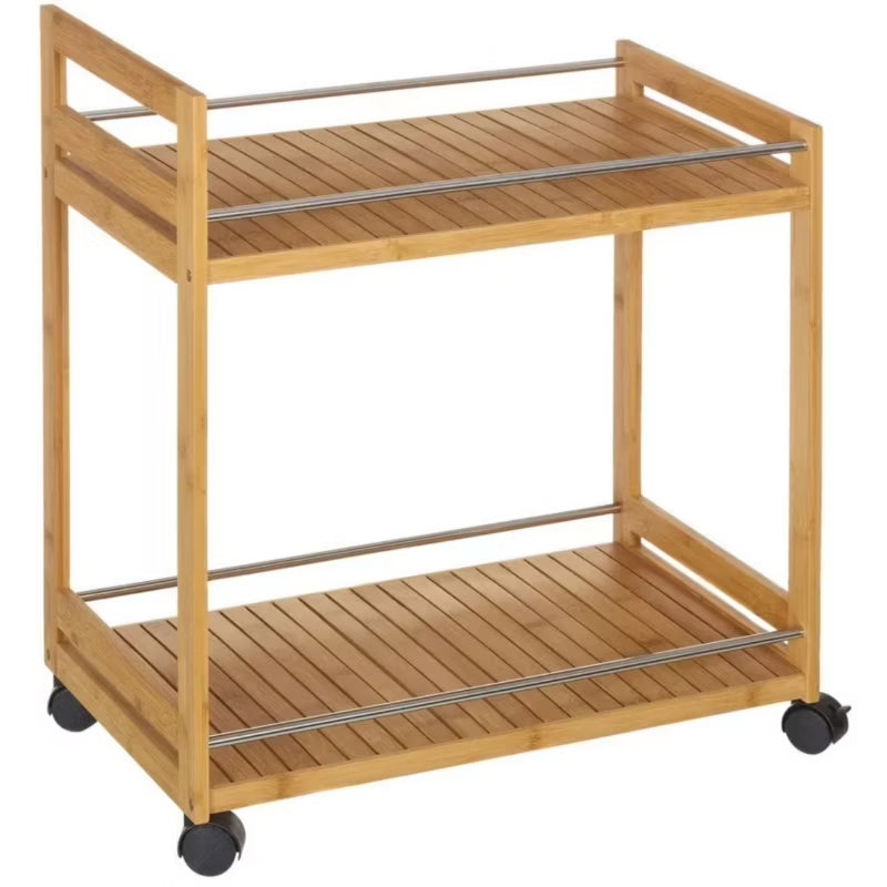 Rullebord Bambus 55x32x63 cm Natur