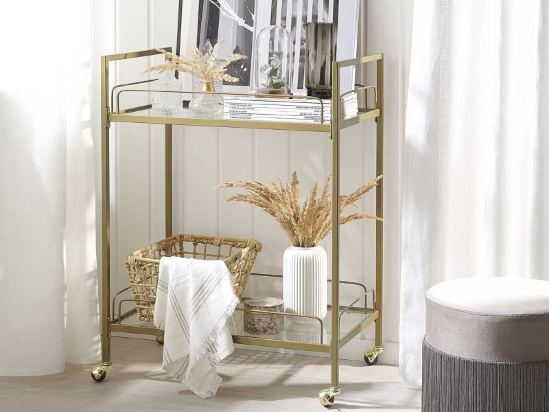 Rullebord Metal Guld