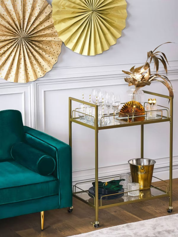 Rullebord Metal Guld