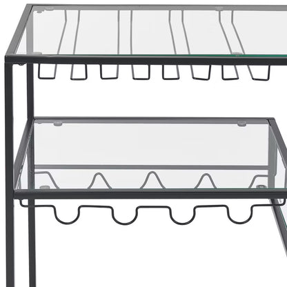 Rullebord Metal Sort