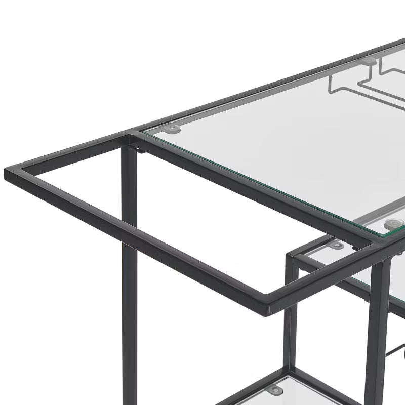 Rullebord Metal Sort