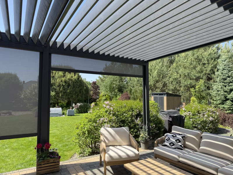 Rullegardin til Pergola 3 m 279x233,5 cm Antracit