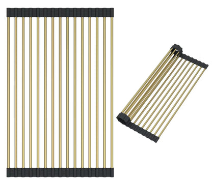 Rullemåtte til Vask 41,6x26 cm Guld