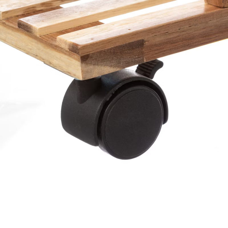 Rullevogn Bambus 40x87 cm Sort