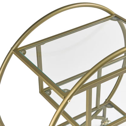 Rullevogn Metal Guld 3 Hylder