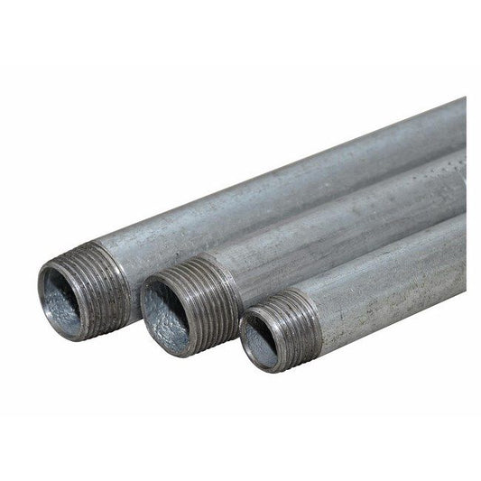 Gevindrør 15 x 50 mm galvaniseret