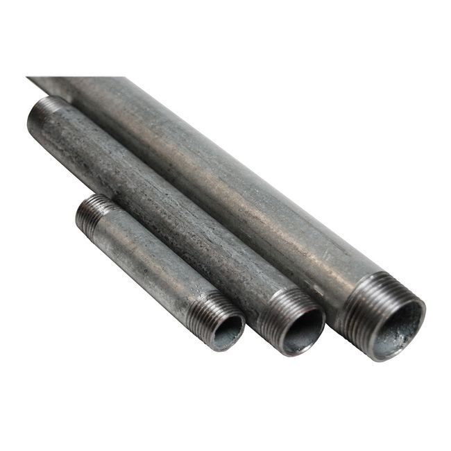 Gevindrør 15 x 500 mm galvaniseret