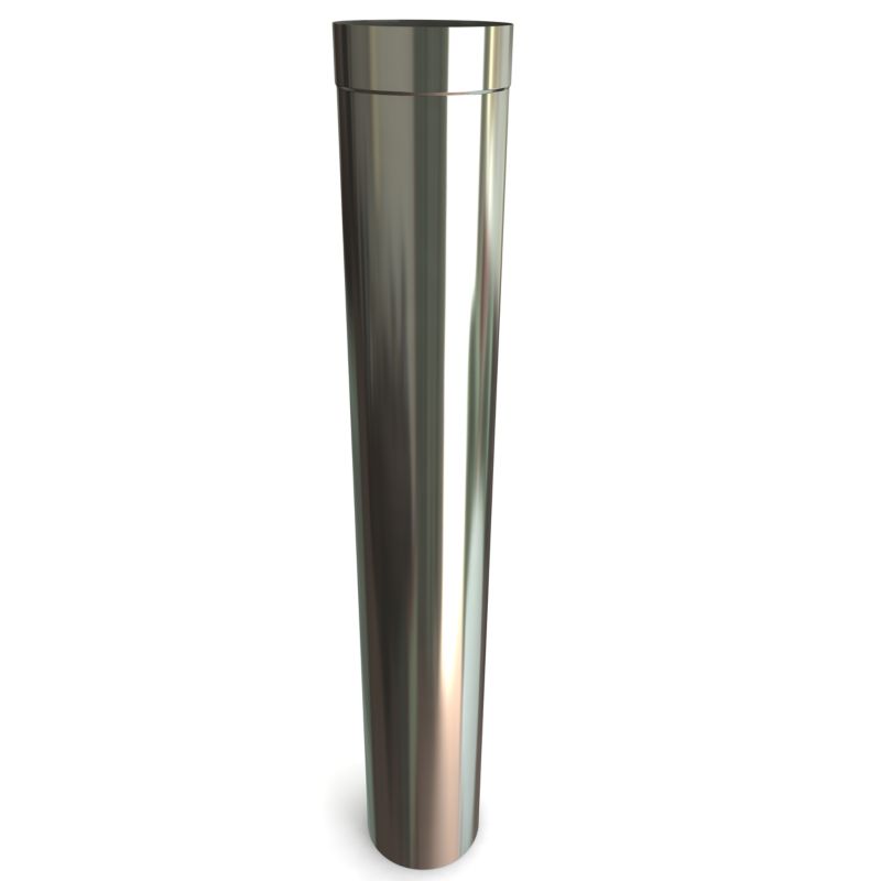 Røgrør Syrefast Ø150 mm 100 cm Stål KW-RU-1000-150