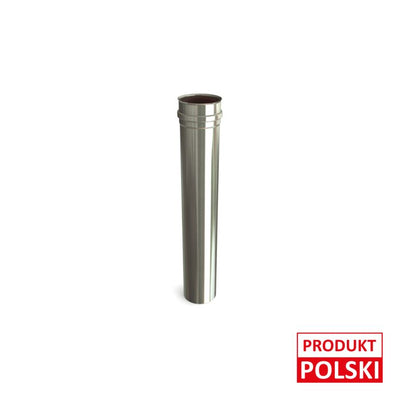 Røgrør Syrefast 50 cm Ø80 mm Stål KW-RU-500-80