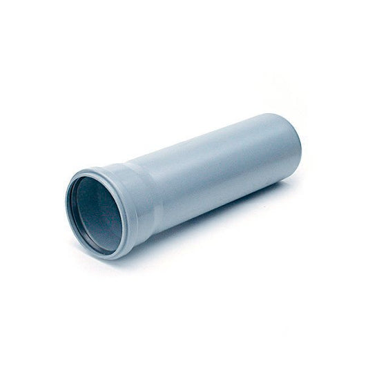 Indvendig PP afløbsrør Pipelife med muffe 110 / 1000 mm