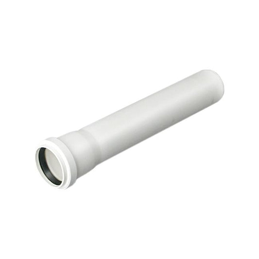 Kanalrør med muffe Pipelife Comfort S14 40 / 2000 mm hvid