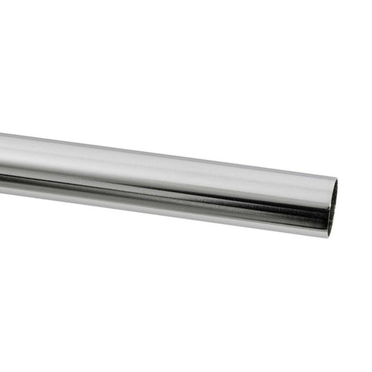 Karnisrør i krom 19 mm 200 cm