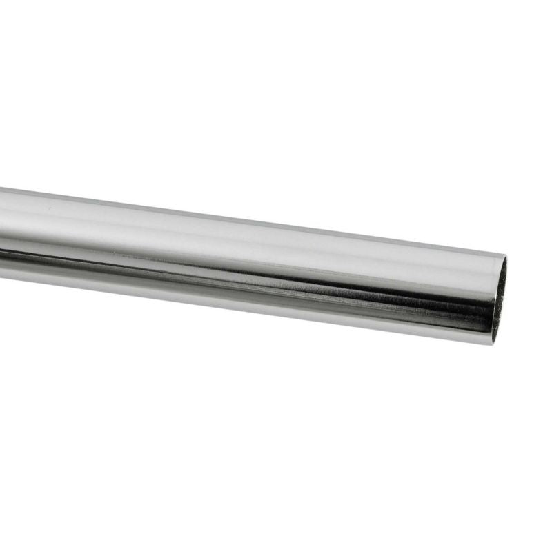 Karnisstang i krom 19 mm 300 cm