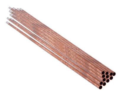 Hutmen kobberrør Ø 15 mm 2,5 m