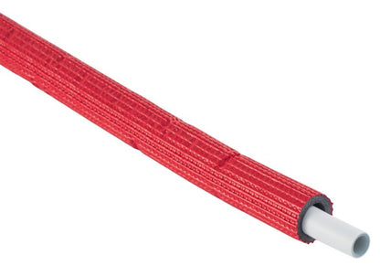 PERT/AL/PERT-rør KAN-therm 16 x 2 cm med rød isolering