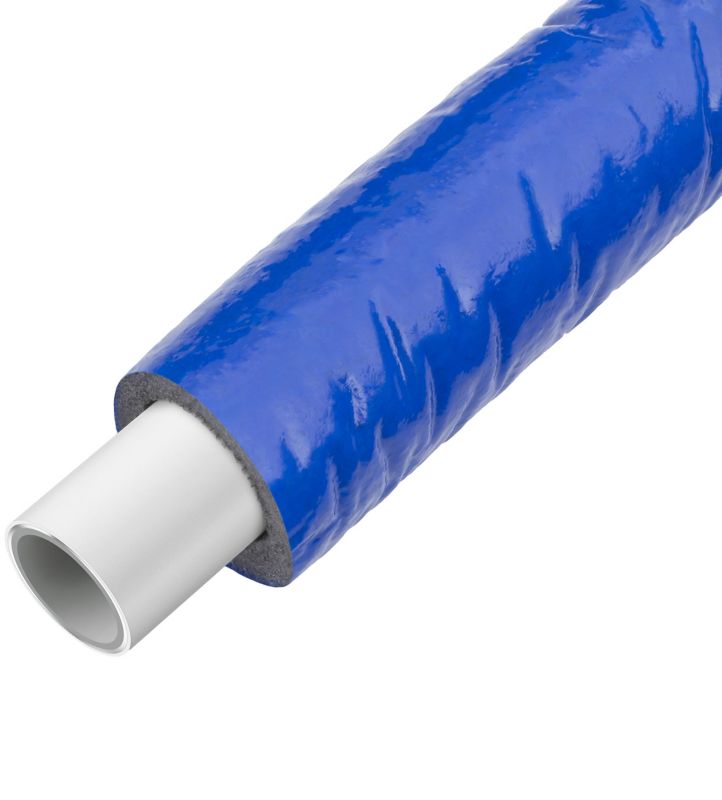 PERT/AL/PERT-rør KAN-therm 16 x 2 cm med blå isolering