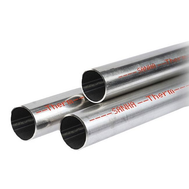 Sanha rør 15 x 1,2 x 3000 mm kulstofstål