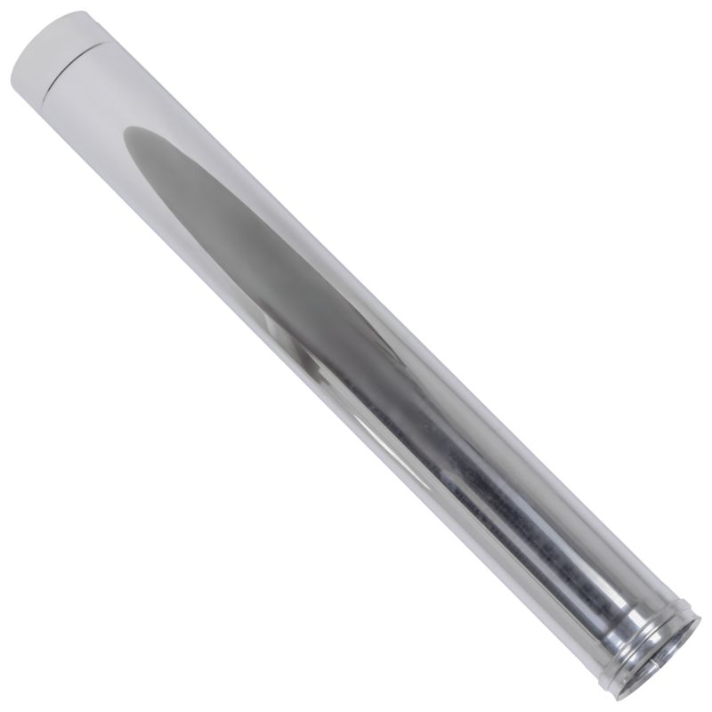 Røgrør Turbo Ø60 mm 0,5 m Rustfrit Stål