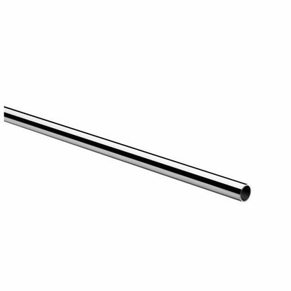 Tynd rør i rustfrit stål Knap 12,7 x 1,2 mm poleret 3 m
