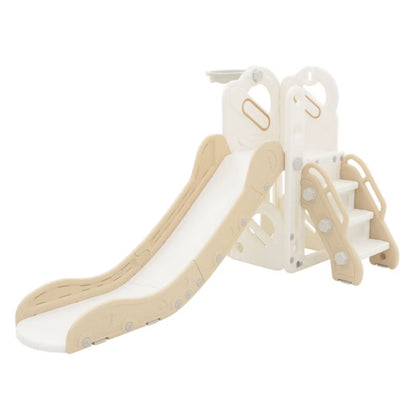 Rutsjebane 3-i-1 91x153 cm Hvid Beige