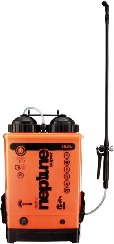 Rygsprøjte Neptun Super 15 Liter Batteridrevet