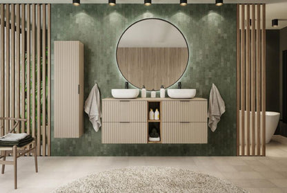 Badeværelsessøjle Flow 35x27x136 cm Hængende MDF Kashmir